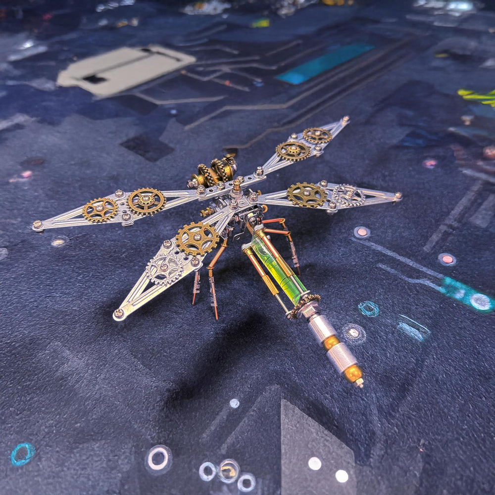Lovewenying dragonfly metal sculpture doubles as a unique decor piece for desks