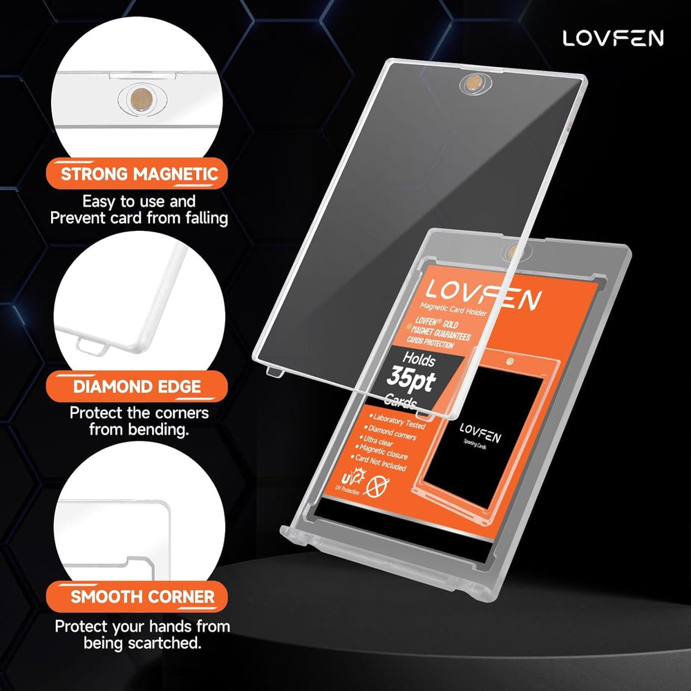 Lovfen universal-fit card case fits standard cards securely.