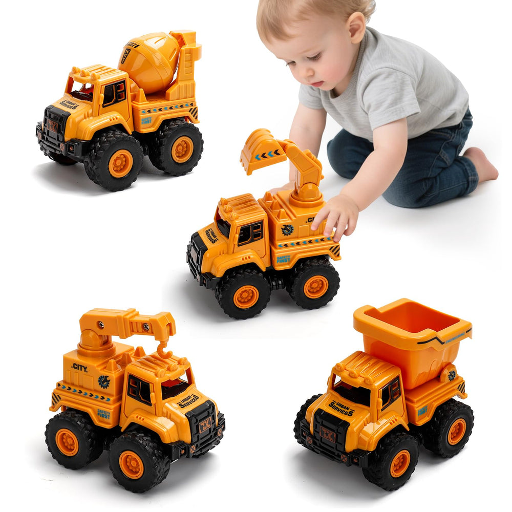 Lovinkiki cement mixer truck ready for toddler play and learning.