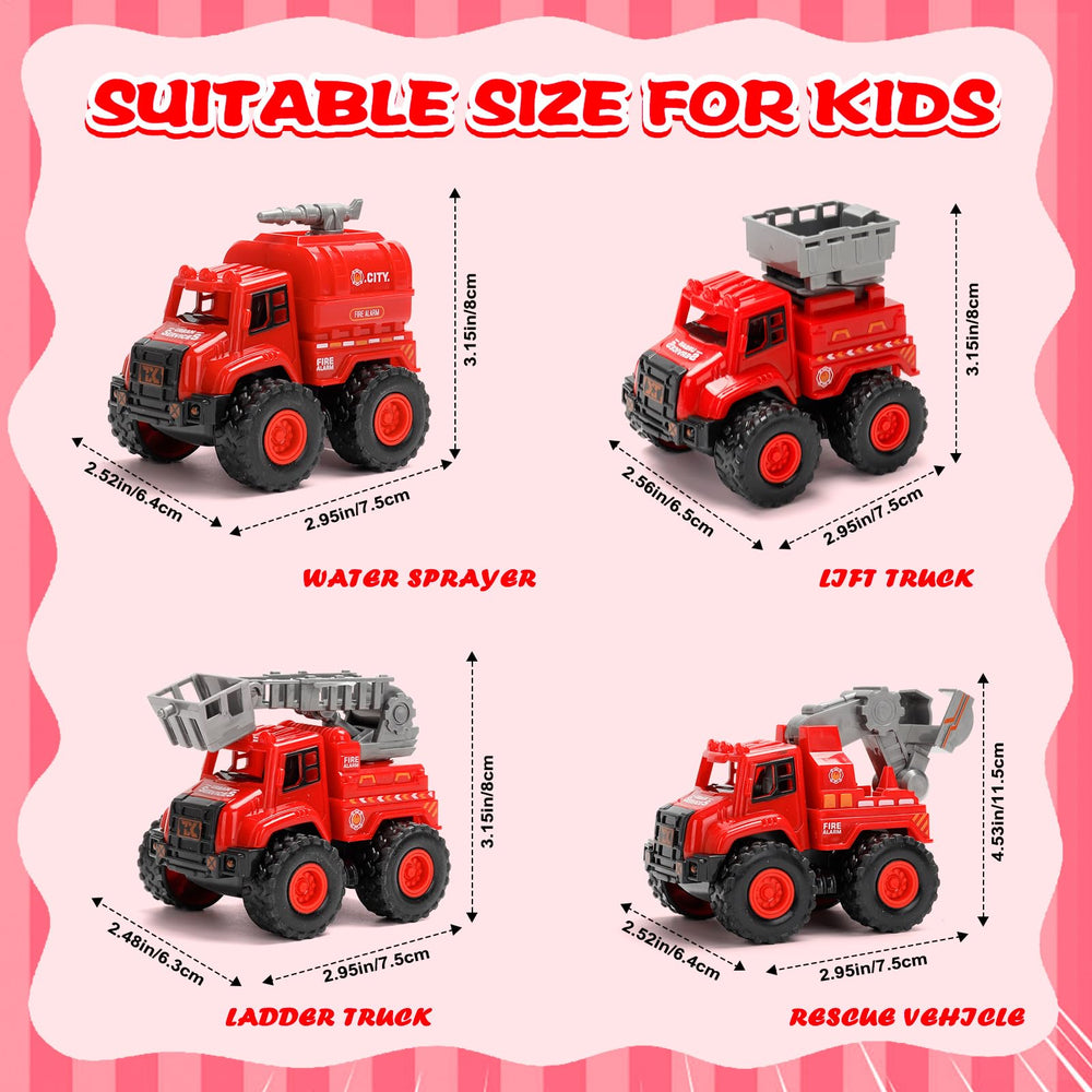 Lovinkiki fire truck rescue-unit enables kids to act out rescue missions.