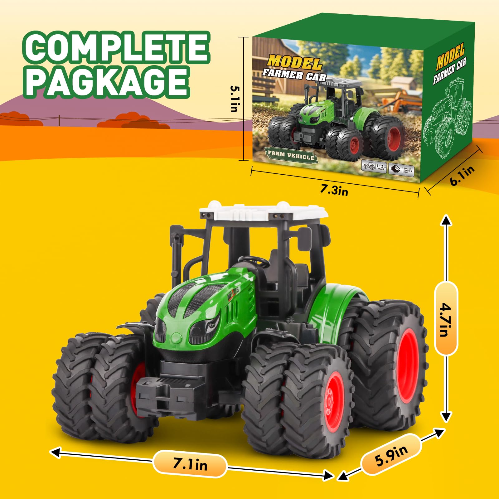 Lovinkiki gift idea for budding tractor fans, ideal for birthdays and holidays