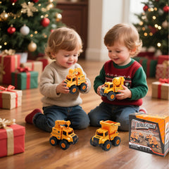 Push-and-go action with Lovinkiki trucks offers easy, battery-free fun for toddlers.