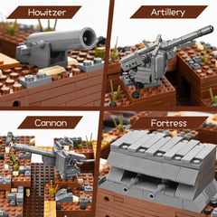 Lovlaugh anti-aircraft gun model: movable artillery for strategic defense.