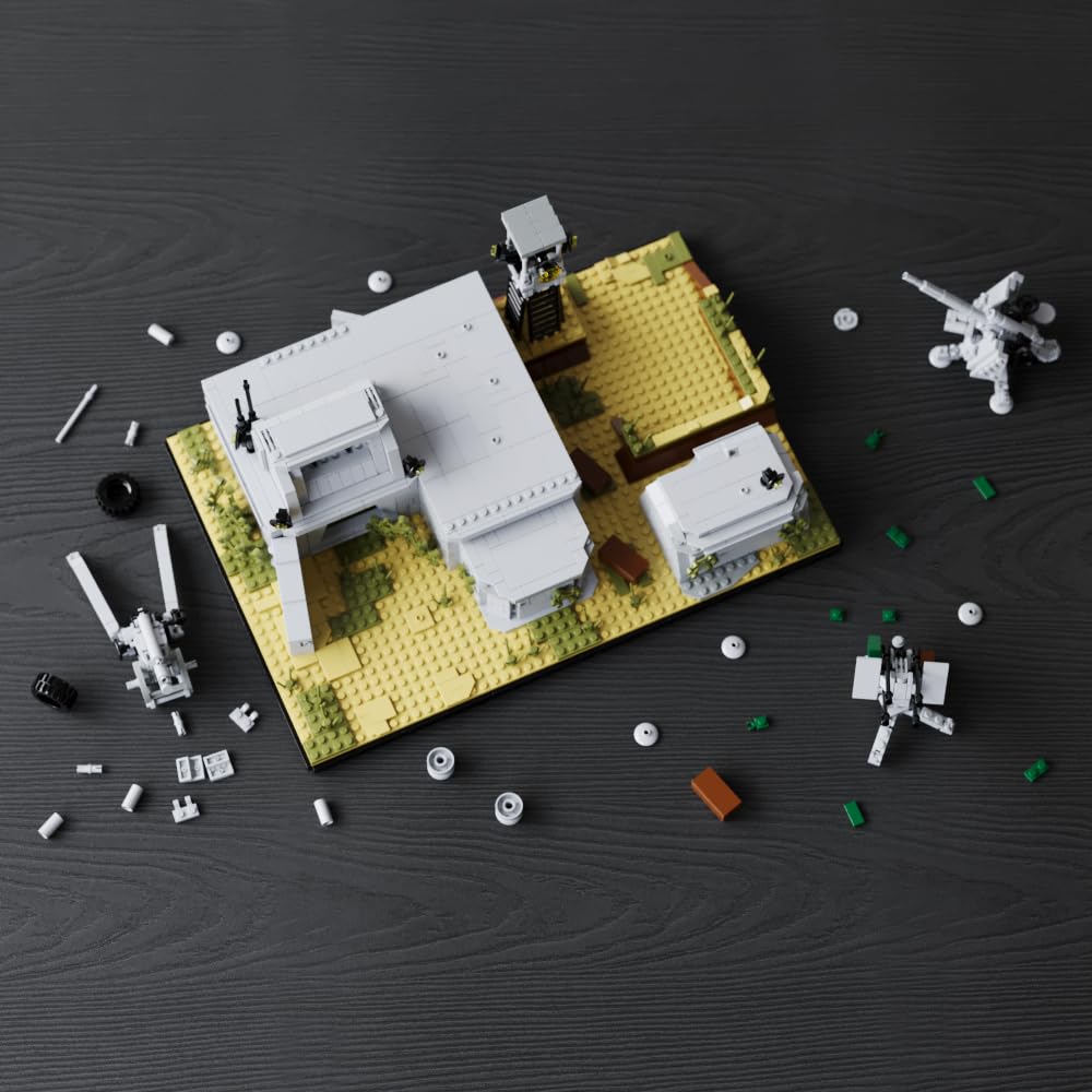 lovlaugh Desert Military Fortress 1350-piece set offers a complete building journey for ages 6+