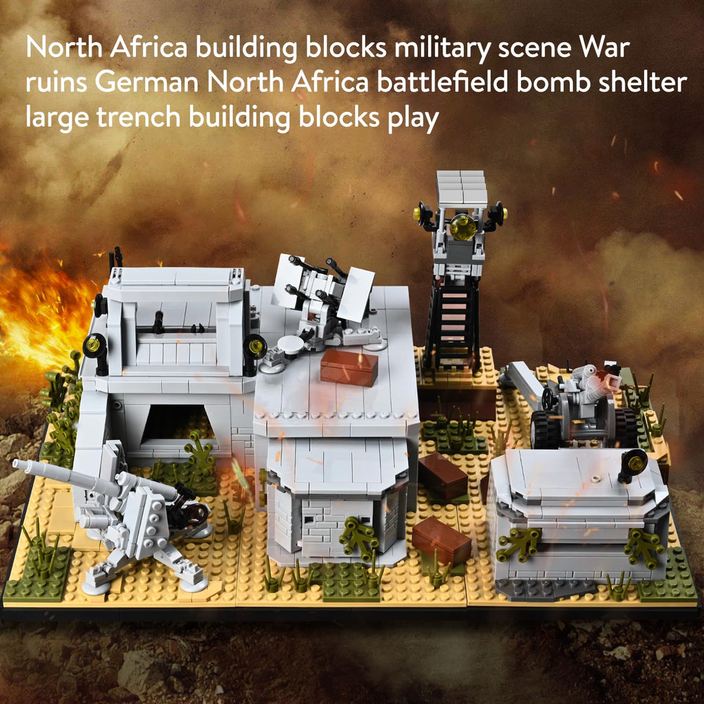lovlaugh Desert Military Fortress rotating turrets enable dynamic action during battles