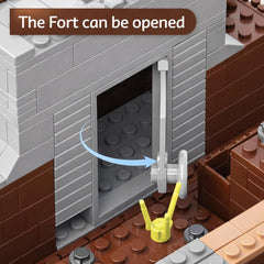 Lovlaugh medical room bunker: minifig medical care scenes.
