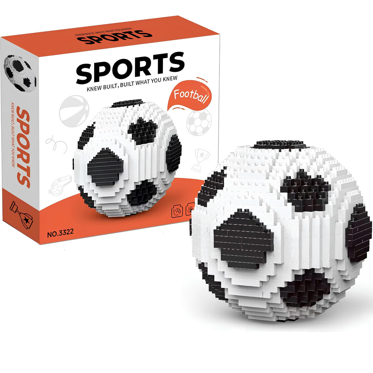 Lovlaugh soccer building blocks 850pcs assembly: complete standalone kit for creative play