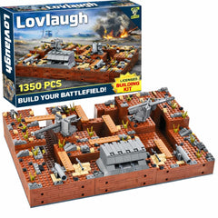 Lovlaugh ww2 trench fortress: detailed battlefield for imaginative play.