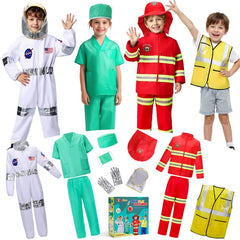 LOYO kids astronaut costume jumpsuit for imaginative space play