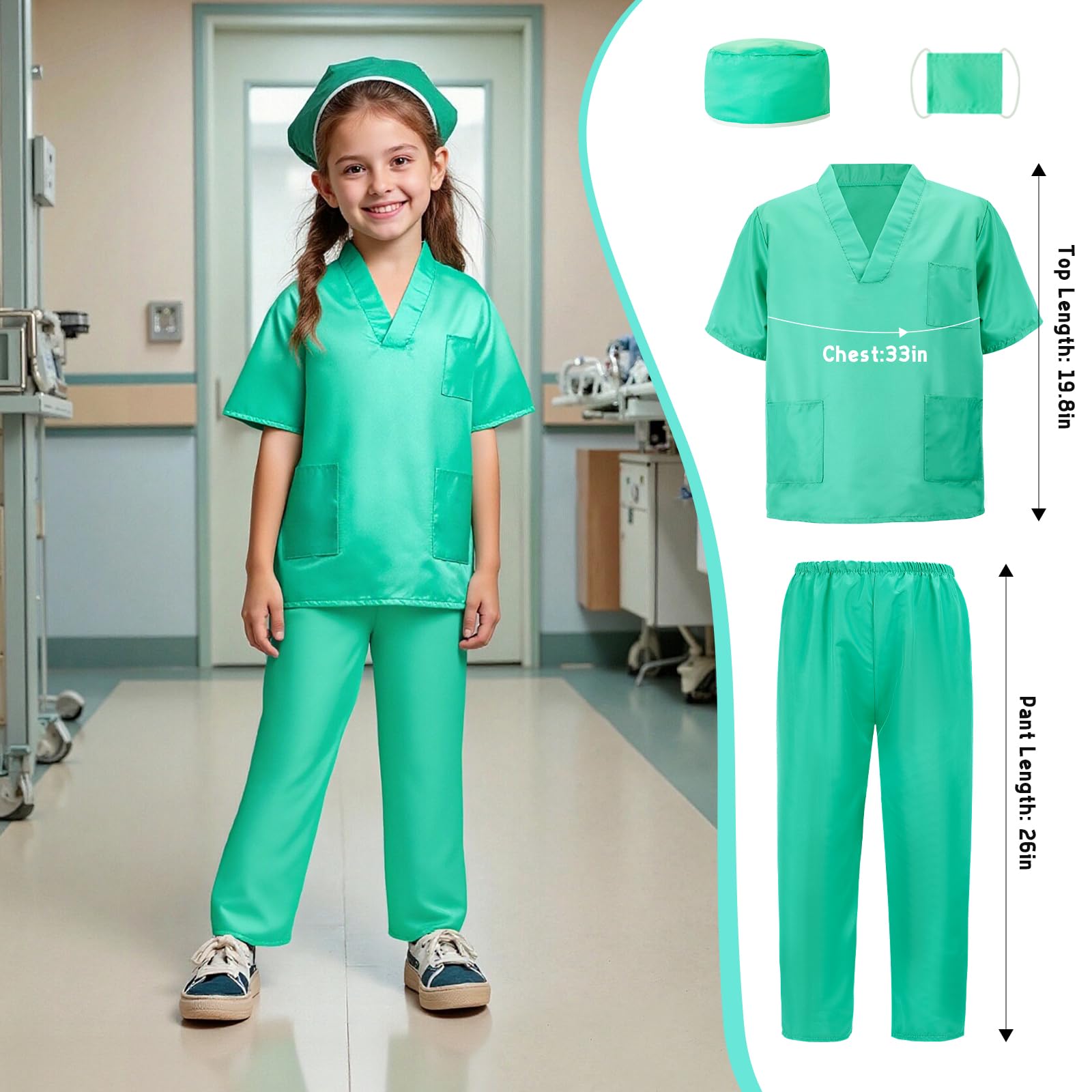 LOYO kids construction vest with pockets for quick dress-up sessions