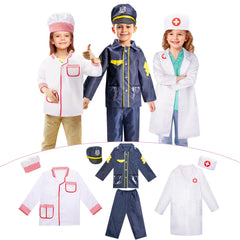 LOYO policemen jacket for kids, durable and comfortable for endless pretend play.