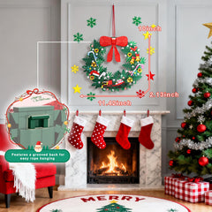 Loyratche Christmas train building set adds a playful focal point.