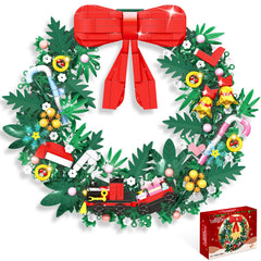 Loyratche Christmas Wreath Building Set assembly view for durable festive decor ideas.