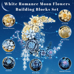 Loyratche detailed bricks collection enables precise construction of lifelike flowers.