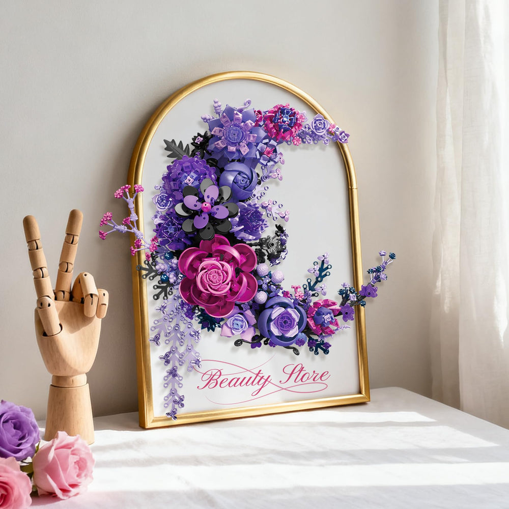 Loyratche gift-for-her purple moon flower set—perfect for birthdays or anniversaries.