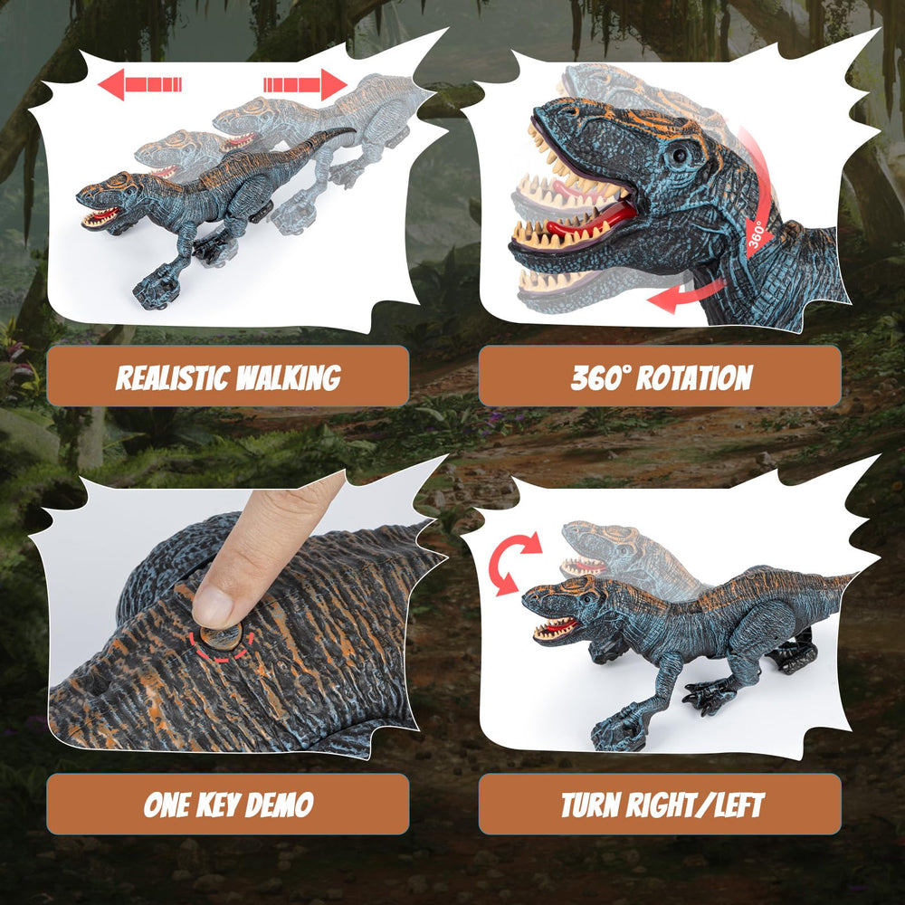 Lozadia dinosaur includes a one-key demo mode for easy start.