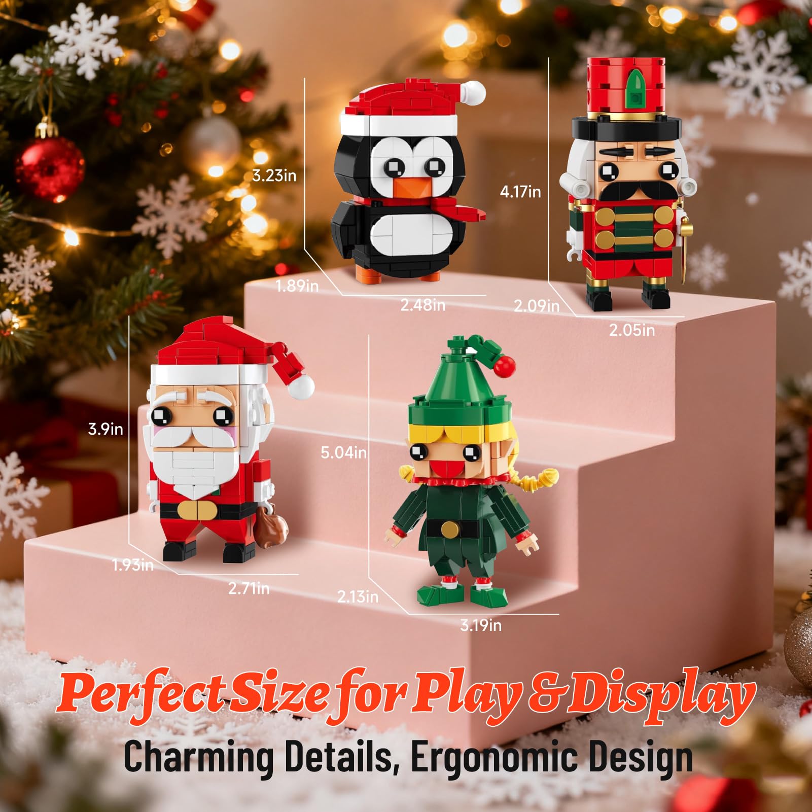 LPPROTECTOR Penguin figure blocks add winter whim and stocking stuffer potential.