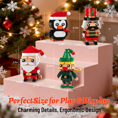 LPPROTECTOR Penguin figure blocks add winter whim and stocking stuffer potential.