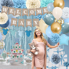 LQEIHR fifty dusty blue balloons offer versatile, elegant decor options