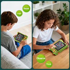 Lqqyee Super Decoder Game color blocks illustrate the eight-move goal