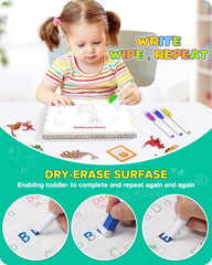 Lrathenk 8 colored pens add vibrant tracing and coloring opportunities.