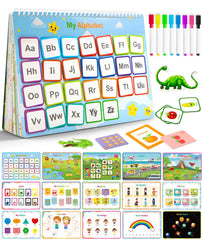 Lrathenk Busy Book for toddlers showcases colorful pages promoting early learning.