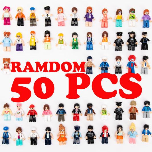Lrdboeg 50 Pcs Minifigures heroes invite epic storytelling during playtime.
