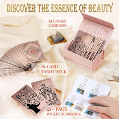 lrjrizzo color guide book with 38 pages to learn tarot meanings