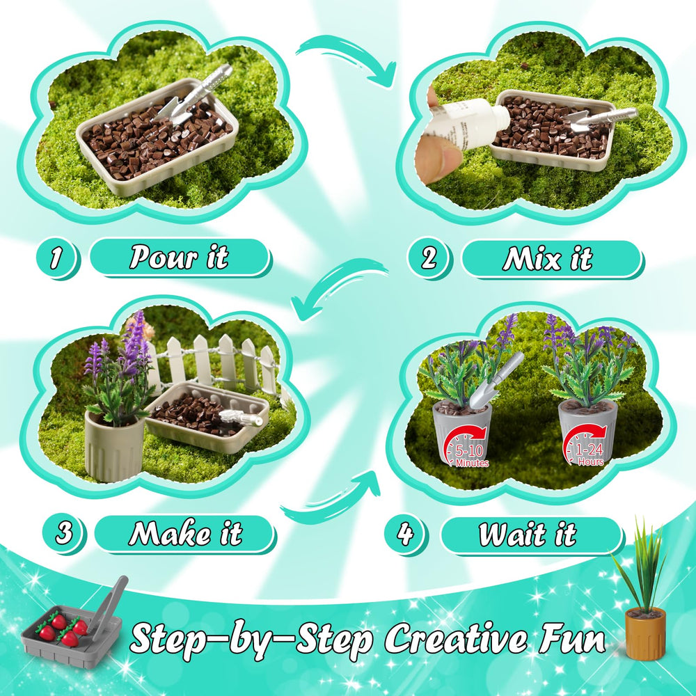 LSCLCIN DIY botanicals kit for paper flowers and arrangements.