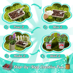 LSCLCIN DIY botanicals kit for paper flowers and arrangements.