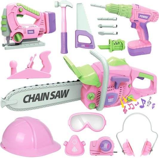 LSCLCIN chainsaw toy for imaginative pretend play and role-play repairs.