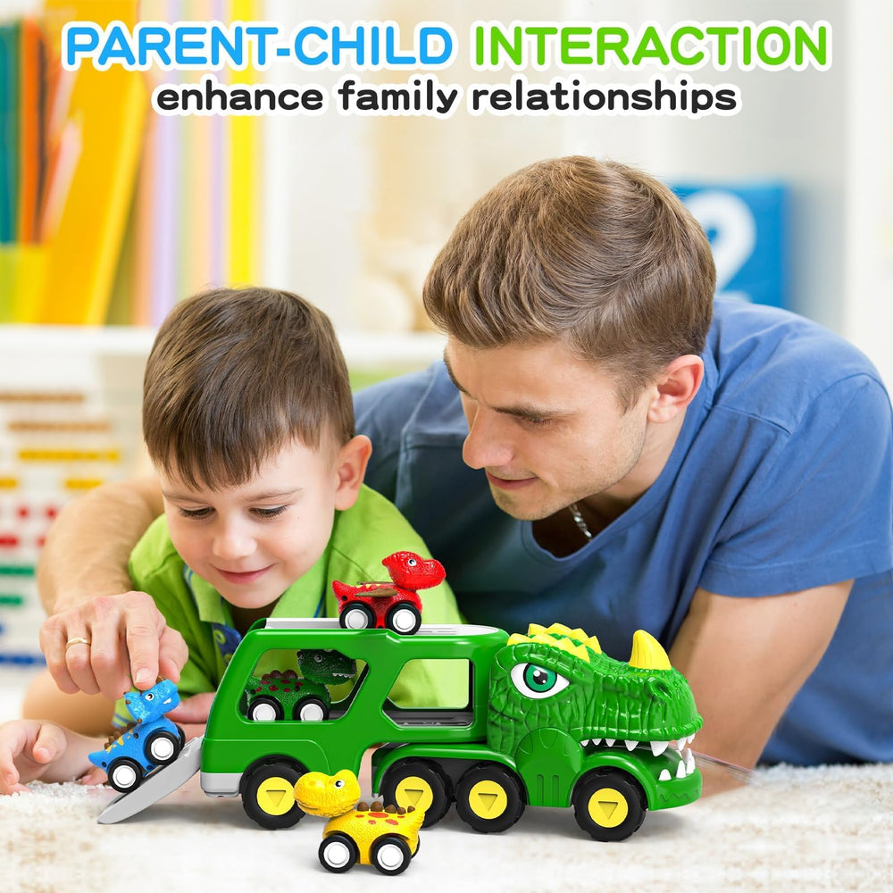 Lshfjnd dinosaur pullback playset enabling group play and shared fun