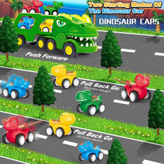 Lshfjnd Stegosaurus mini car supports color recognition during pretend play