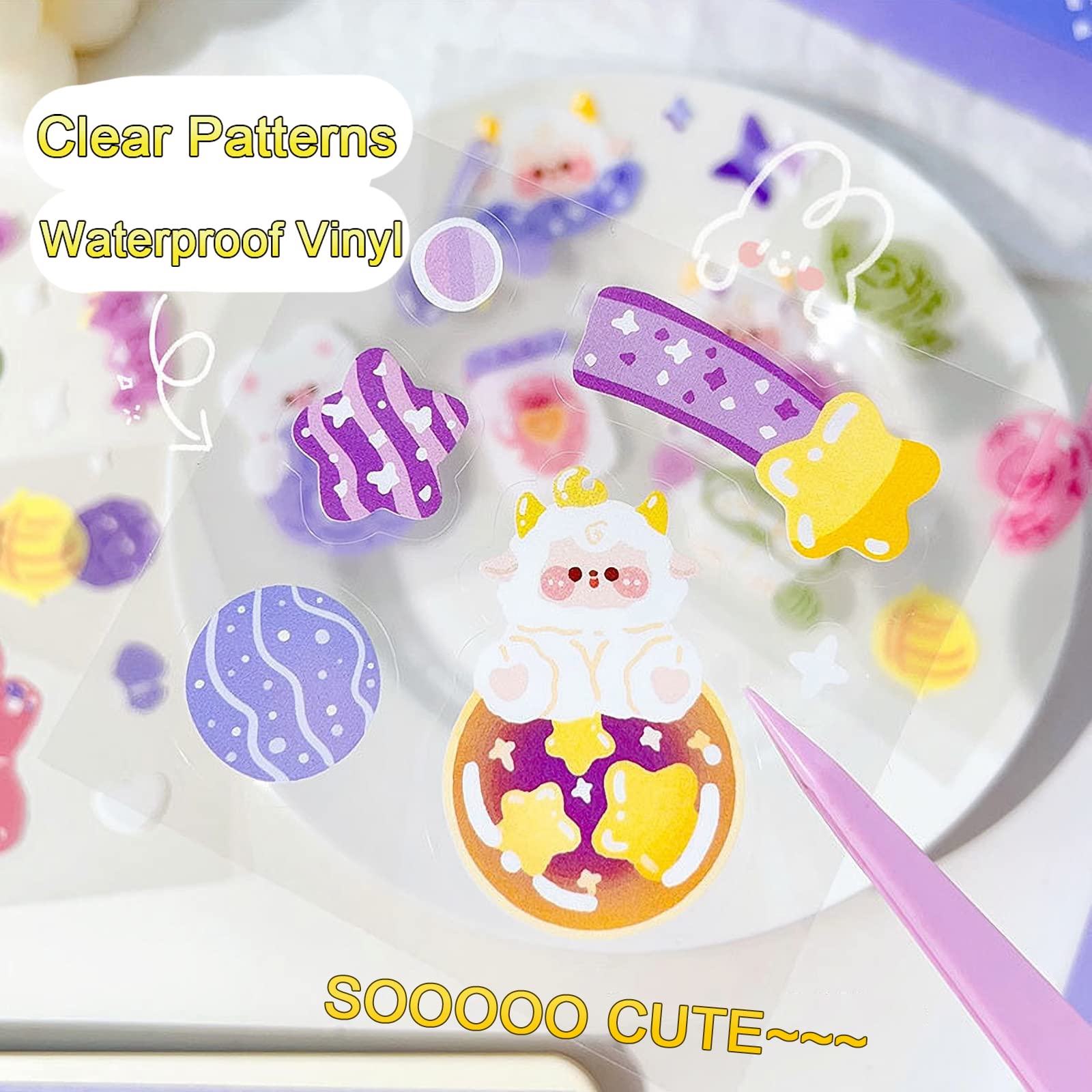 LSLSHY scrapbook stickers inspire creative journaling with vibrant designs