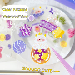 LSLSHY scrapbook stickers inspire creative journaling with vibrant designs