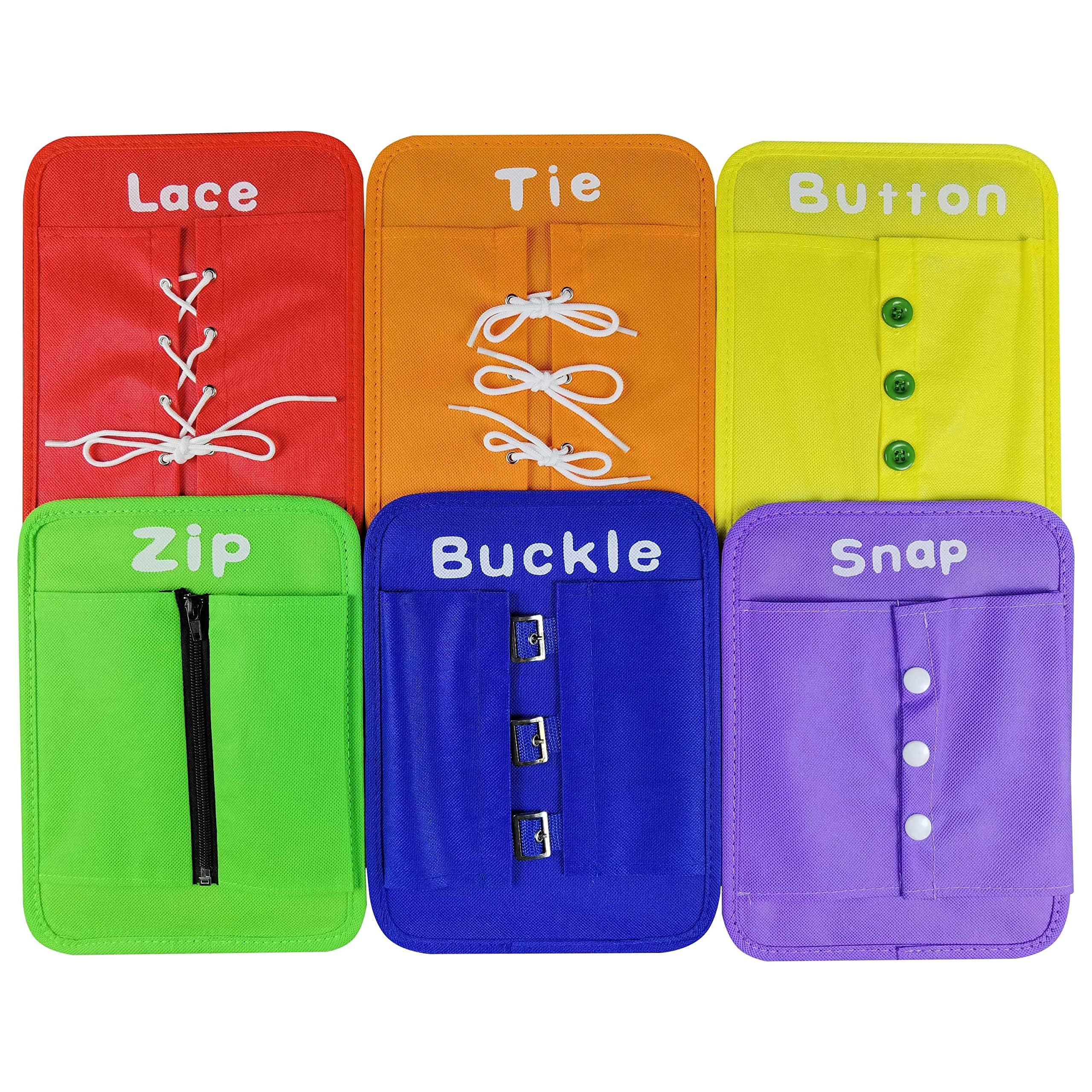 LST LISKTO dress learning board zip practice enhances fine motor skills for kids.