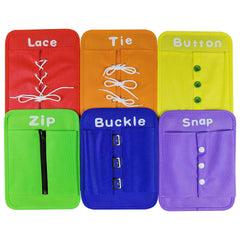 LST LISKTO dress learning board zip practice enhances fine motor skills for kids.