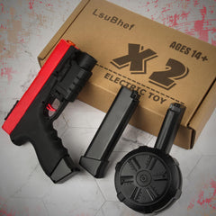 LsuBhef Gel Blaster X2 goggles protecting eyes during game