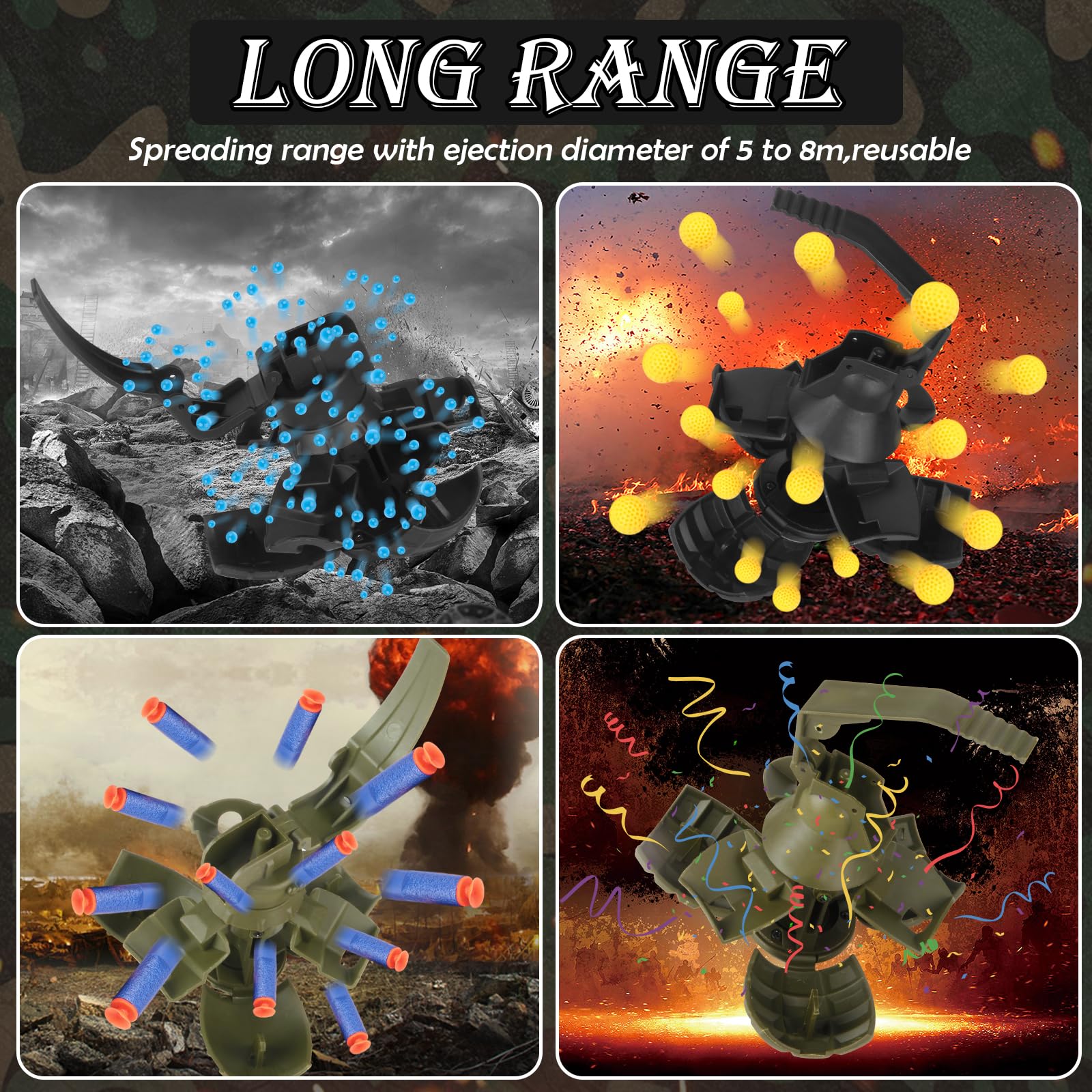 LsuBhef grenade pin-pull action demonstrates realistic throw dynamics.