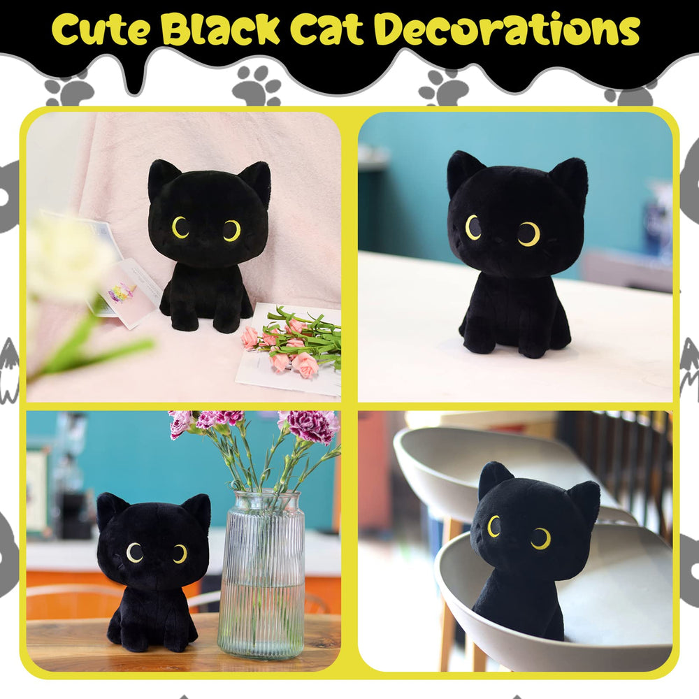 LSYDCARM black cat plush gift idea for cat lovers