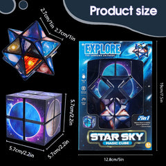 Luaxkpi Infinity Cube made of durable ABS material for lasting use.