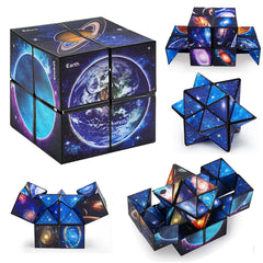 Luaxkpi Infinity Cube open shape for tactile focus and creative play.
