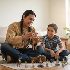 Lucipaw diorama pieces collection supports school projects and displays.