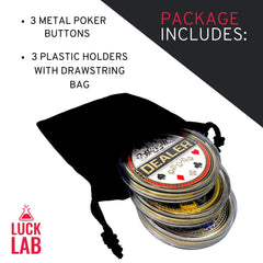 Luck Lab casino-night-marker-set is ideal for home games and tournaments.