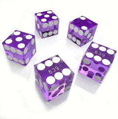 Luck Lab luxury PU leather dice case keeps five dice organized