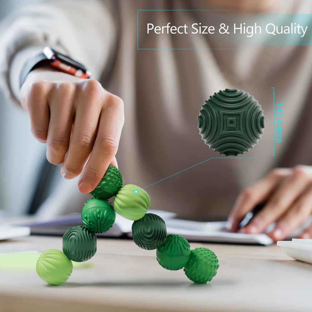 Luckdoor silicone magnetic ball color schemes stimulate attention during busy workdays.
