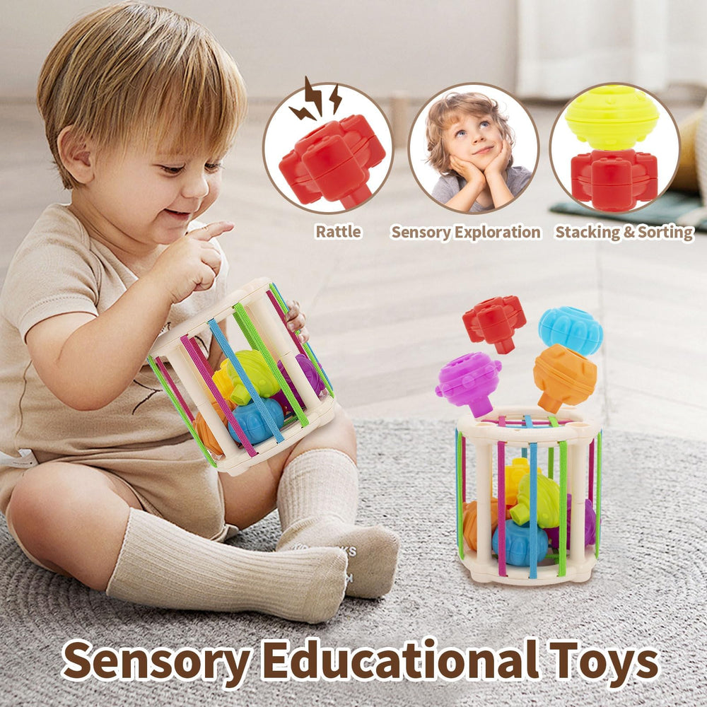 LUCKFUTURE multi-sensory toy pack designed for curious babies to explore