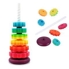 Luckfuture spinner toy for 1–3 year olds is BPA-free with no detachable parts.