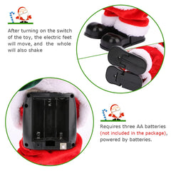 Luckit electric Santa with lantern light creates warm room ambience.