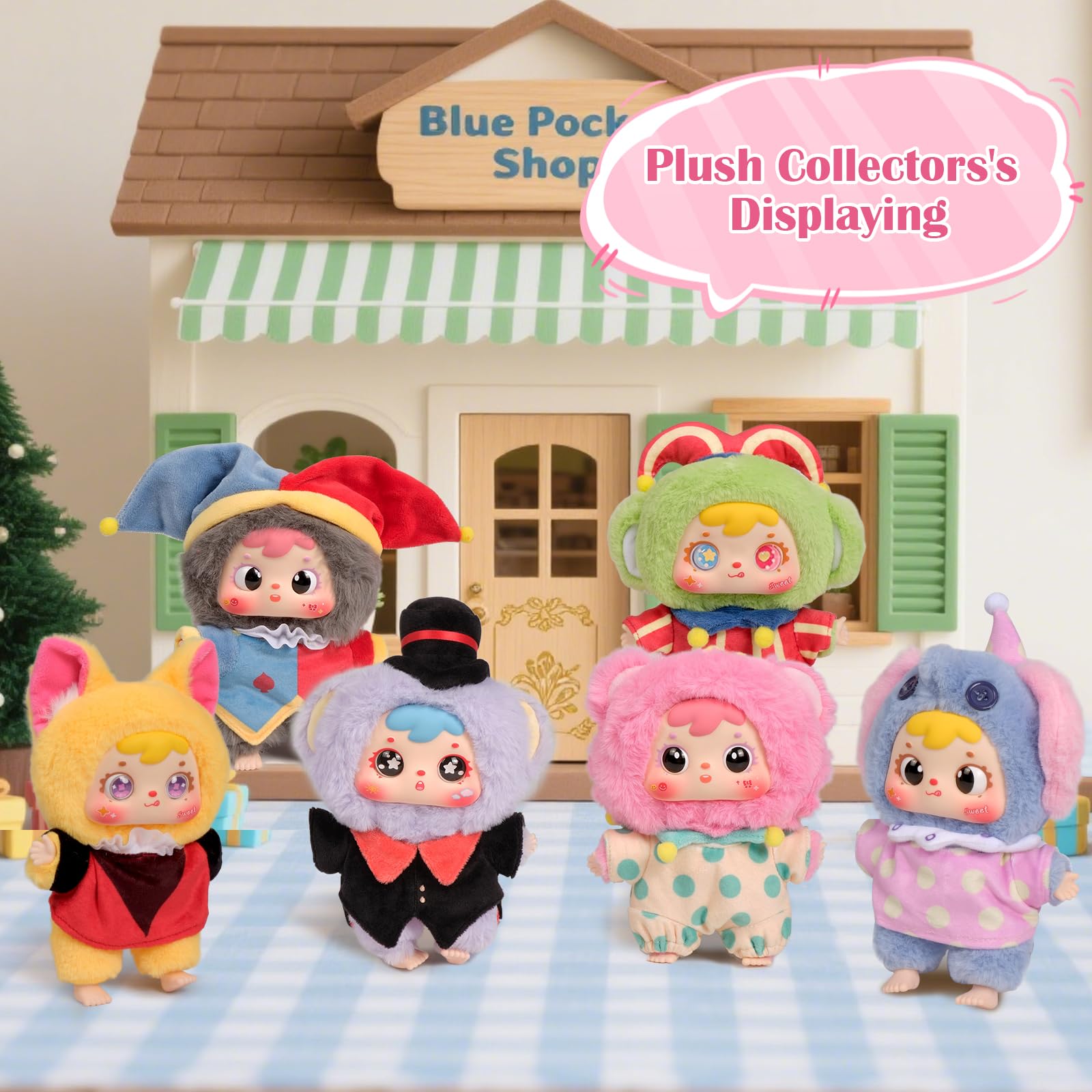 LuckJOY collectible display enhances circus party decor